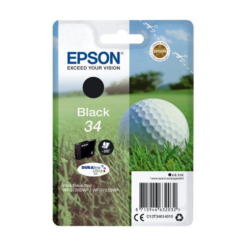 Epson, EPSON Tintenpatrone schwarz T346140 WF-3720/3725DWF 350 Seiten
