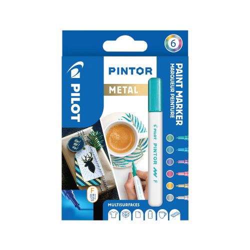 Pilot, PILOT Marker Set Pintor 1.0mm S6/0517443 6 Farben metallic