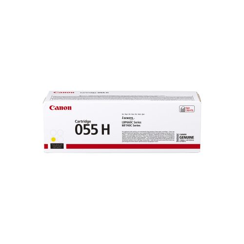 Canon, CANON Toner-Modul 055H yellow CRG 055 YH LBP663/MF742 5900 Seiten