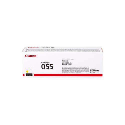 Canon, CANON Toner-Modul 055 yellow CRG 055 Y LBP663/MF742 2100 Seiten
