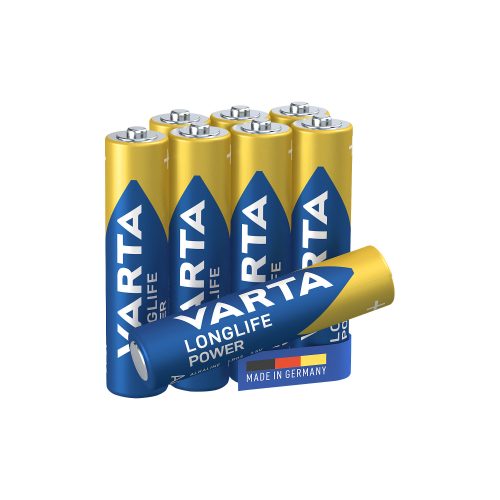 VARTA, VARTA Batterie Longlife Power 4903121418 AAA/LR03, 8 St&uuml;ck
