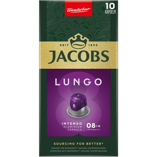 Jacobs Lungo 8 Intenso Kaffeekapseln 10 Stück à 5.2 g