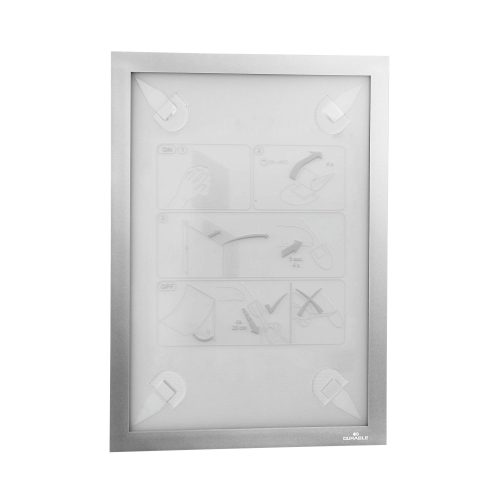 DURABLE, DURABLE Duraframe Wallpaper A4 484323 silber