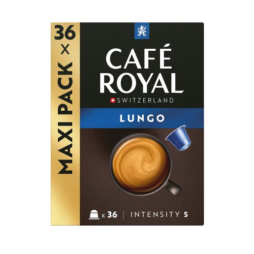CAFÉ ROYAL, CAFE ROYAL Kaffeekapseln Alu 2001926 Lungo 36 St&uuml;ck