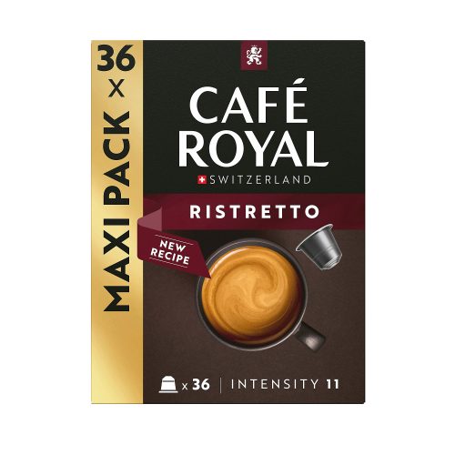 CAFÉ ROYAL, CAFE ROYAL Kaffeekapseln Alu 2001932 Ristretto 36 St&uuml;ck