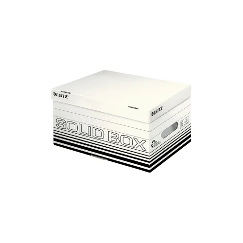 Leitz, LEITZ Archiv-Box Solid S 6117-00-01 weiss, mit Griff
