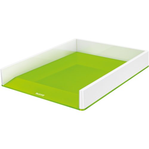 Leitz WOW Briefablage Duo Colour DIN A4 Weiß, Grün 26,7 x 33,6 x 4,9 cm