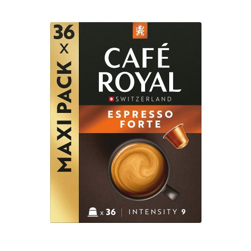 CAFÉ ROYAL, CAFE ROYAL Kaffeekapseln Alu 2001929 Espresso Forte 36 St&uuml;ck