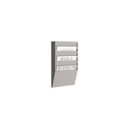 Paperflow Prospekthalter 6 x A4 Grau