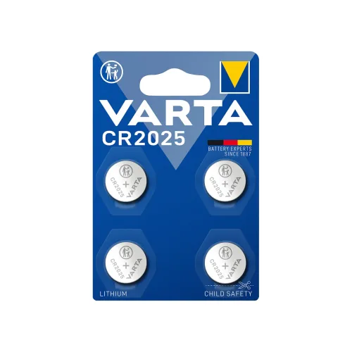 VARTA Knopfzellen CR2025 4 Stück