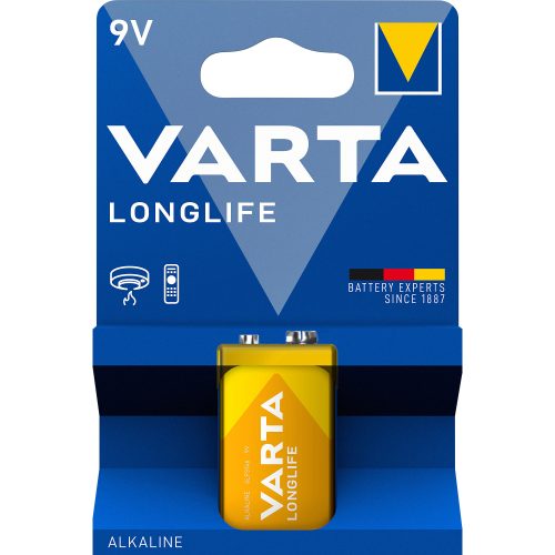 VARTA, VARTA Batterie 4122101411 Longlife, 9V/LR61, 1 St&uuml;ck