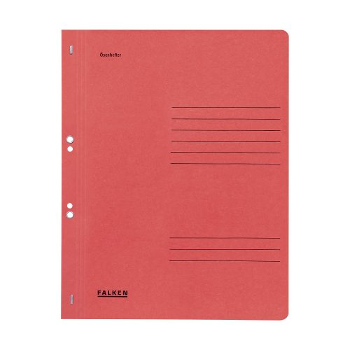 Falken Ösenhefter 80000557001F A4 Manila 24 (B) x 32 (H) cm Rot