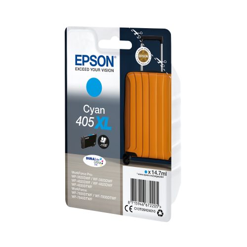 Epson, EPSON Tintenpatrone 405XL cyan T05H24010 WF-7830DTWF 1100 Seiten