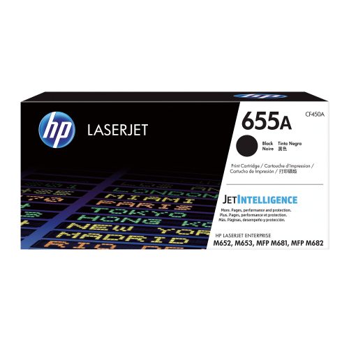 HP, HP Toner-Modul 655A schwarz CF450A CLJ Enterprise M652 12'500 S.