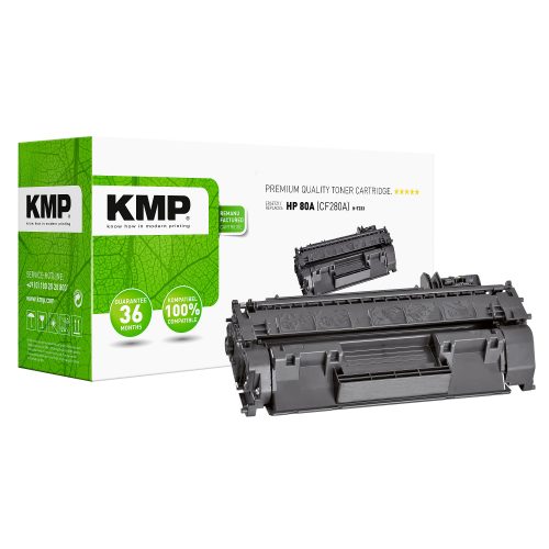 Kompatible KMP HP 80A Tonerkartusche CF280A Schwarz