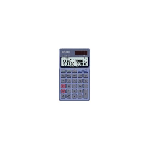 Casio, CASIO Taschenr.SL-300VER/SL-320TER+ SL320TER+ Solar, 12-stellig hellblau
