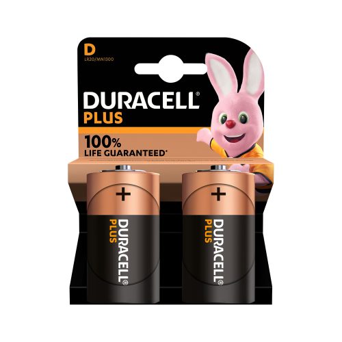 Duracell - Plus, Alkaline-Bat.,2Stk, D(LR20)