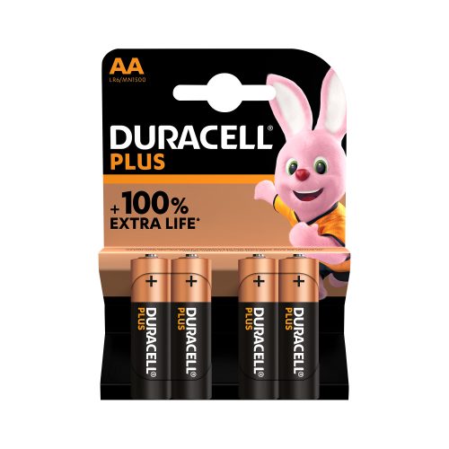 Duracell Batterie PLUS AA Alkali 1.5 V 4 4 Stück