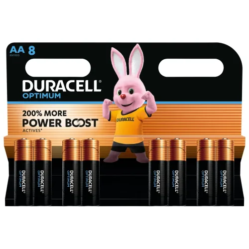 DURACELL, DURACELL Batterie Optimum 4-137684 AA, LR6, 1.5V 8 St&uuml;ck