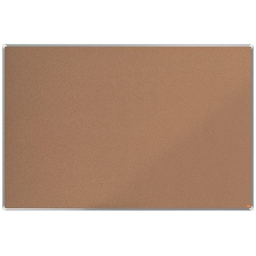 Nobo Premium Plus Wandmontierbare Pinnwand 1915184 Kork Alurahmen 1800 x 1200 mm Braun