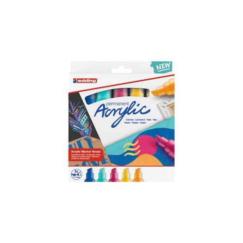 edding, EDDING Acrylmarker 5000 5-10mm 5000-5S assortiert 5 St&uuml;ck