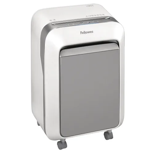 FELLOWES Aktenvernichter Powershred LX211 Mikroschnitt Grau, Weiss