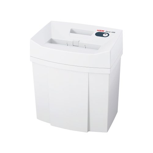 HSM Aktenvernichter Pure Pure 120 Streifenschnitt Weiss
