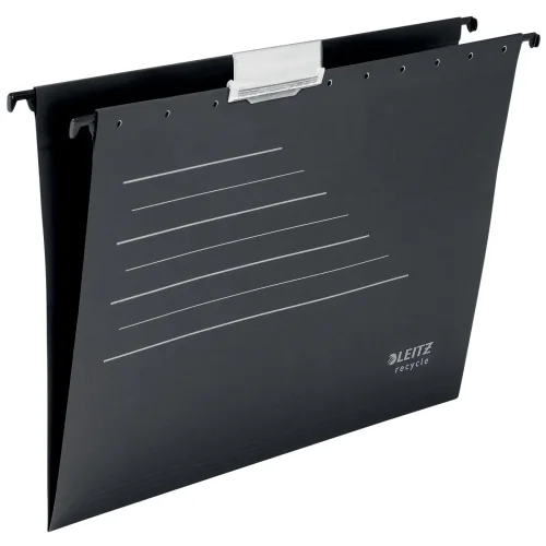 Leitz, LEITZ H&auml;ngemappen Recycle A4 1921-00-95 schwarz, Karton