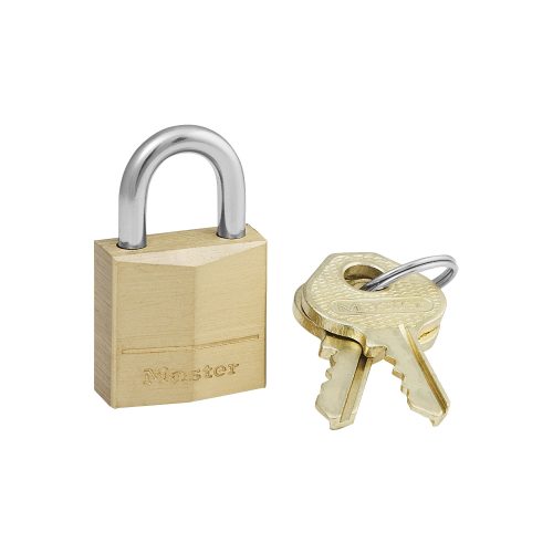 Master Lock Vorhängeschloss 120EURD 2 x 1 x 3,4 cm Schlüssel Messing Gold