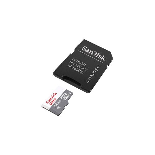 SanDisk Ultra Lite microSDHC UHS-I-Speicherkarte mit SD-Adapter 32 GB Klasse 10 SDSQUNR-032G-GN3MA
