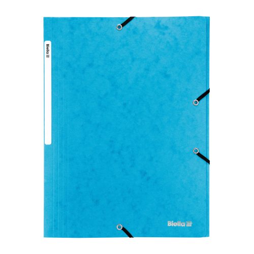 Biella, BIELLA Gummibandmappe A4 178401.06 hellblau, 355gm2 200 Bl.