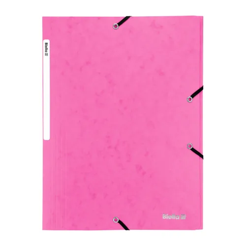 Biella, BIELLA Gummibandmappe A4 178401.40 rosa, 355gm2 200 Bl.