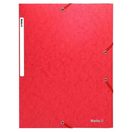 Biella, BIELLA Gummibandmappe A4 178400.45 rot, 590gm2 220 Bl.
