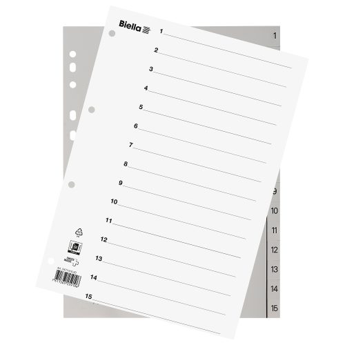 Biella, BIELLA Register PP grau A4 471415.00 1-15