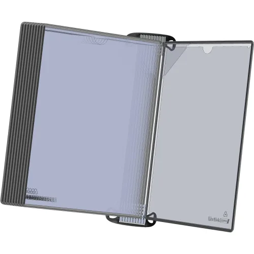T-DISPLAY, T-DISPLAY Wandelement Tarifold PRO A4 6920303 schwarz, PP 10 Tafeln