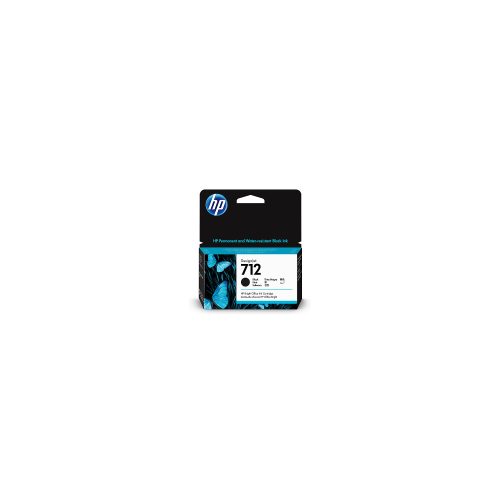 HP, HP Tintenpatrone 712 black 3ED70A DesignJet 38ml