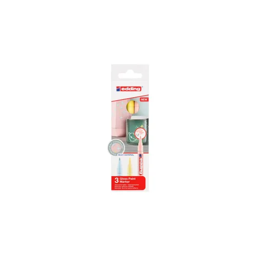 edding, EDDING Paintmarker 751 1-2mm 751-E3-pas pastell 3 St&uuml;ck