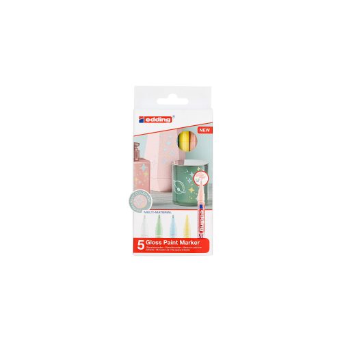 edding, EDDING Gloss Paintmarker 751 1-2mm 751-E5-pas pastell 5 St&uuml;ck