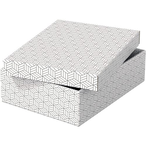 Esselte, ESSELTE Aufbewahrungsboxen Home M 628284 365x265x100mm, weiss 3 Stk