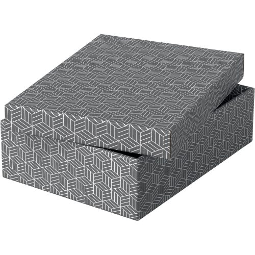 Esselte, ESSELTE Aufbewahrungsboxen Home M 628285 365x265x100mm, grau 3 Stk