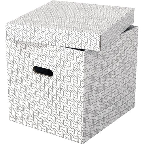Esselte, ESSELTE Aufbewahrungsboxen Home Cube 628288 365x320x315mm, weiss 3 Stk