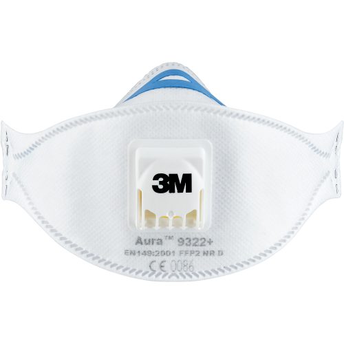 3M Atemschutzmaske 9322C2 Weiss 2 Stück