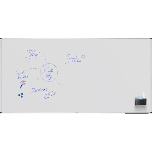 Legamaster, LEGAMASTER Whiteboard 100x200cm 7-108264 Unite Plus emailliert