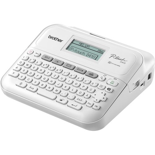 Brother - Beschriftungsgerät für das Homeoffice inkl. USB-Verbindung und Transportkoffer, Weiss