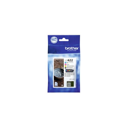 Brother - LC-422VAL Valuepack  CMYBK, Multipack, Tintenpatronen