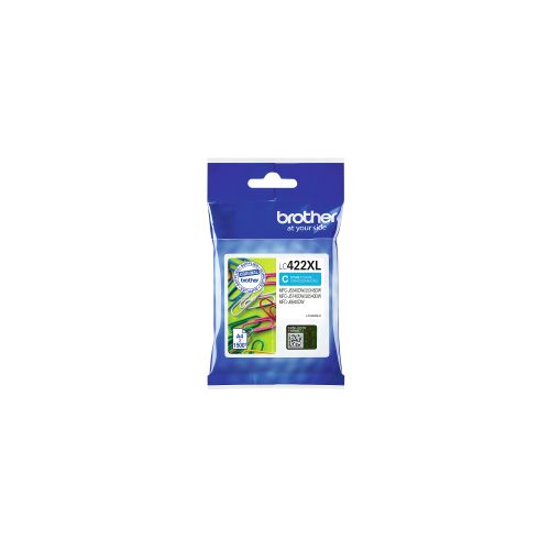 Brother, BROTHER Tintenpatrone HY cyan LC-422XLC MFC-J5340 1500 Seiten