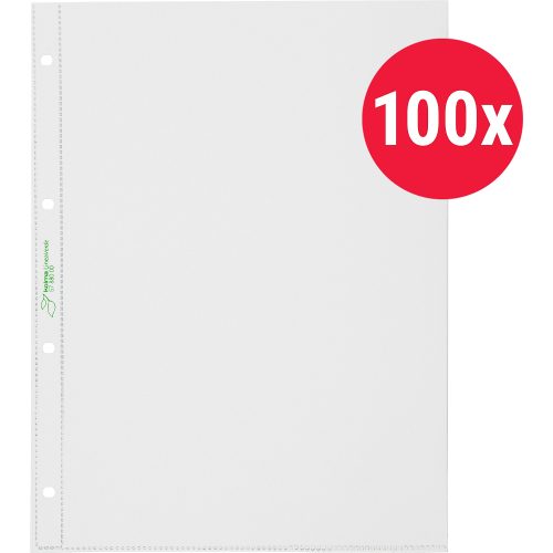 Kolma, KOLMA Zeigebuchtaschen LineaVerde A4 57.880.00 transp.,CopyResistant 100 Stk.