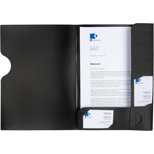 Kolma, Kolma -  Präsentationsm. LineaVerde A4 10.006.06 schwarz, PP, Sand, recycling, One Size