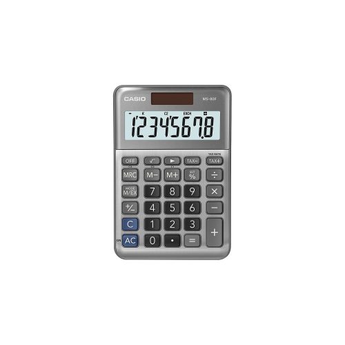 Casio, CASIO Tischrechner MS-80F grau