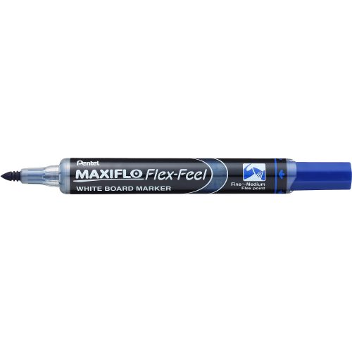 Pentel, PENTEL Whiteboard Marker MAXIFLO 4mm MWL5SBF-CX blau, Flex Feel